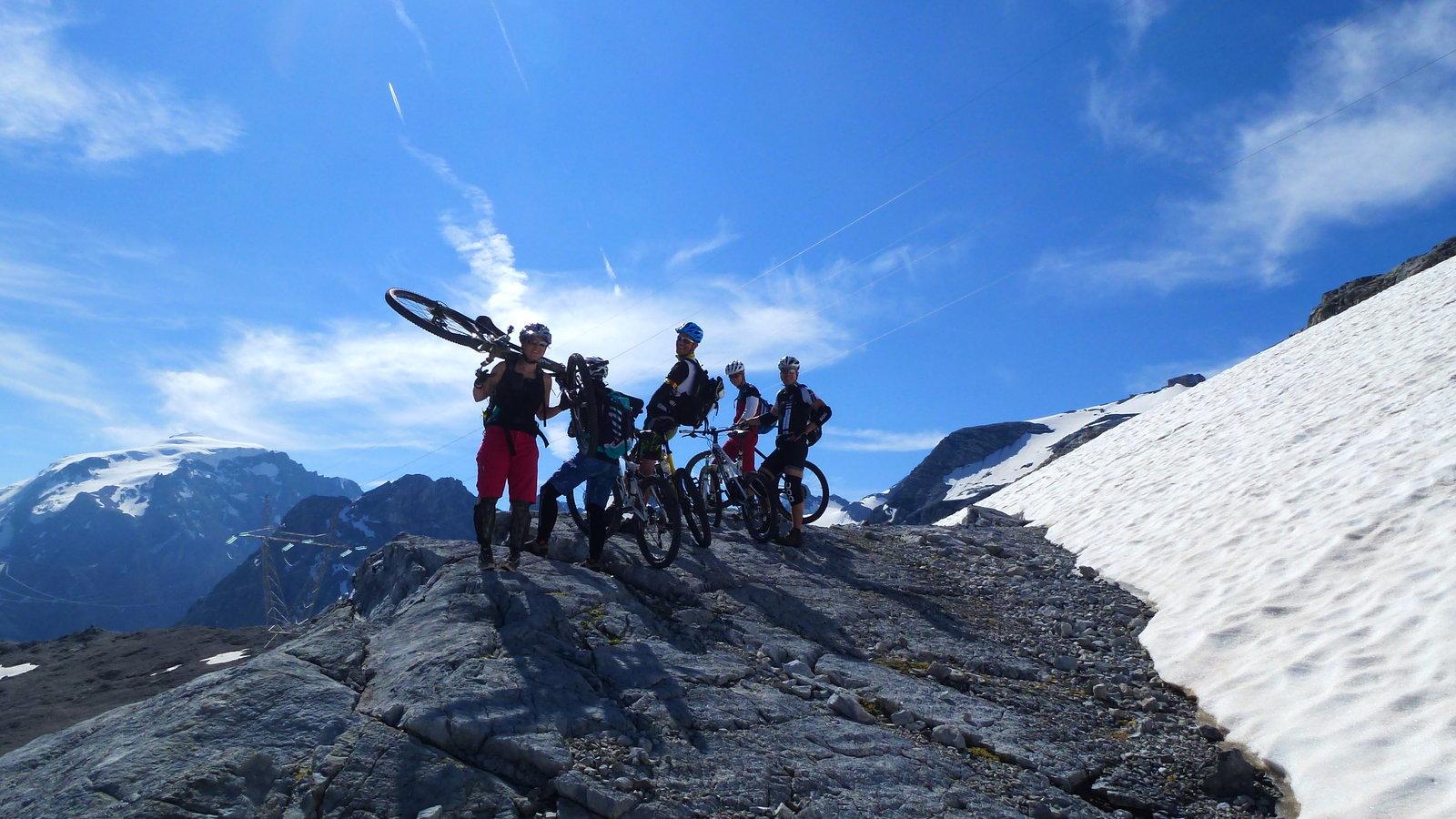 Tibet Ice Freeride Fun am Stilfser Joch (auch E-bike)